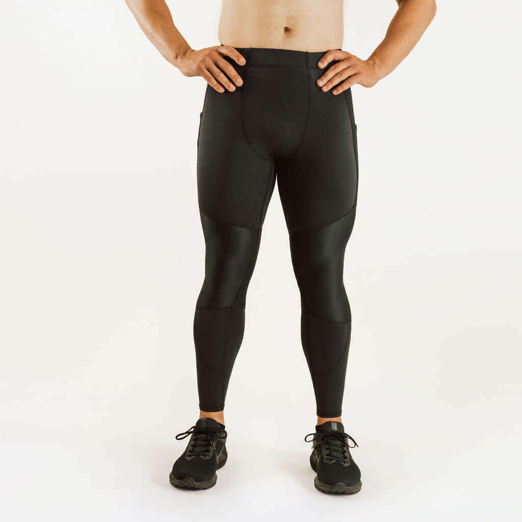 Men's KS1 | Knee Support Compression Pants Black, Featured, frontpage, KS1, Men's, pants, Sports, Spring Bracelayer® Canada | Knee Compression Gear