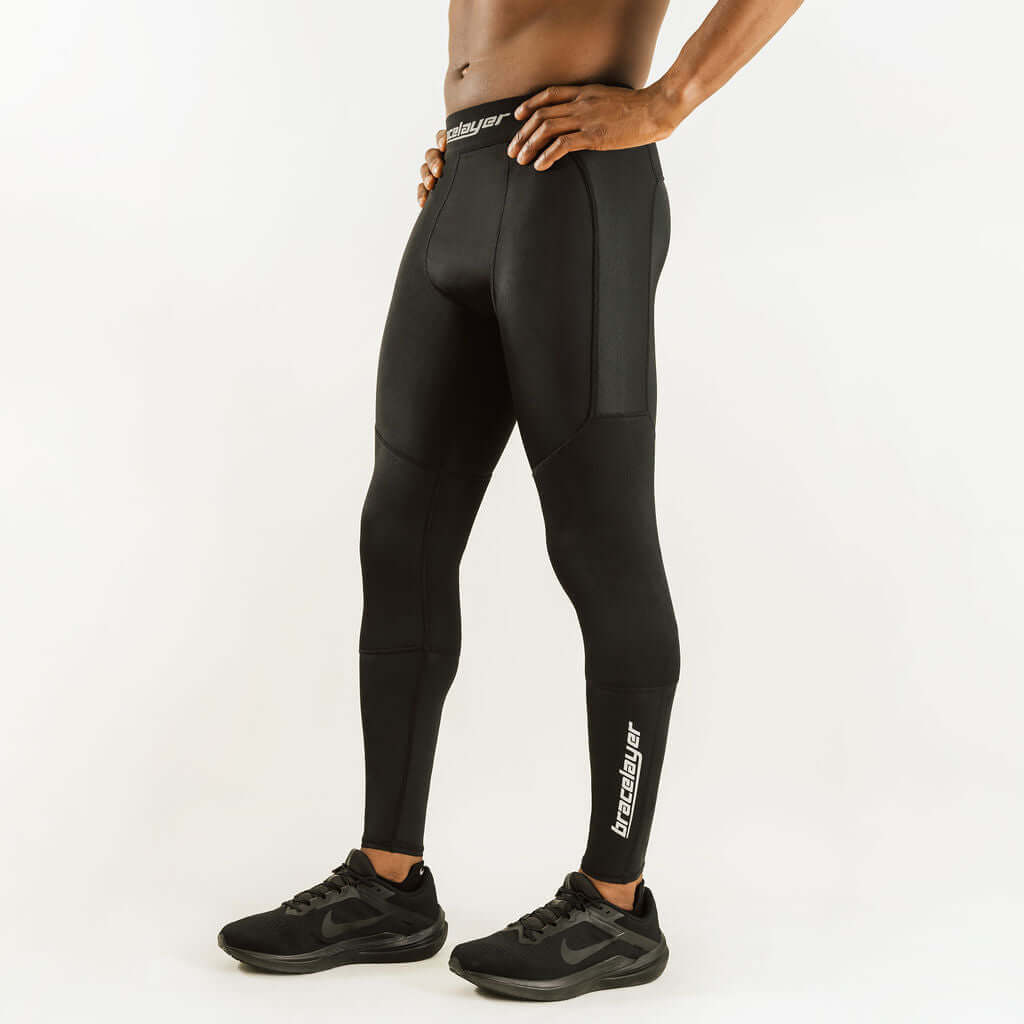 Men's KX2 Full Length Knee Compression Pants w/ Knee Support