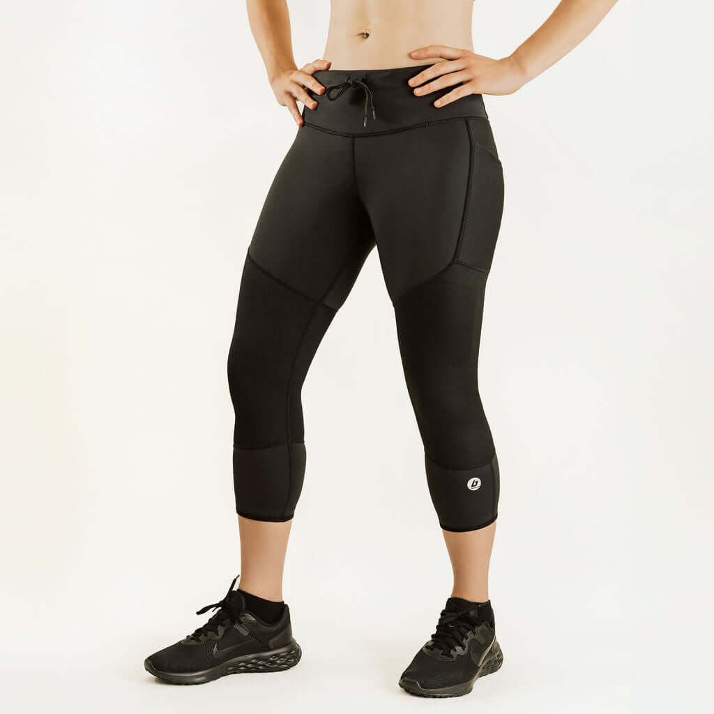 Women's KS1 Alpine Boot Cut | 7/8 Thermal Base Layer w/ Knee Support Alpine, Bootcut, KS1, KS1 Alpine, Pants, Skiing, Snowboarding, Thermal, Winter, Women's Bracelayer® Canada | Knee Compression Gear