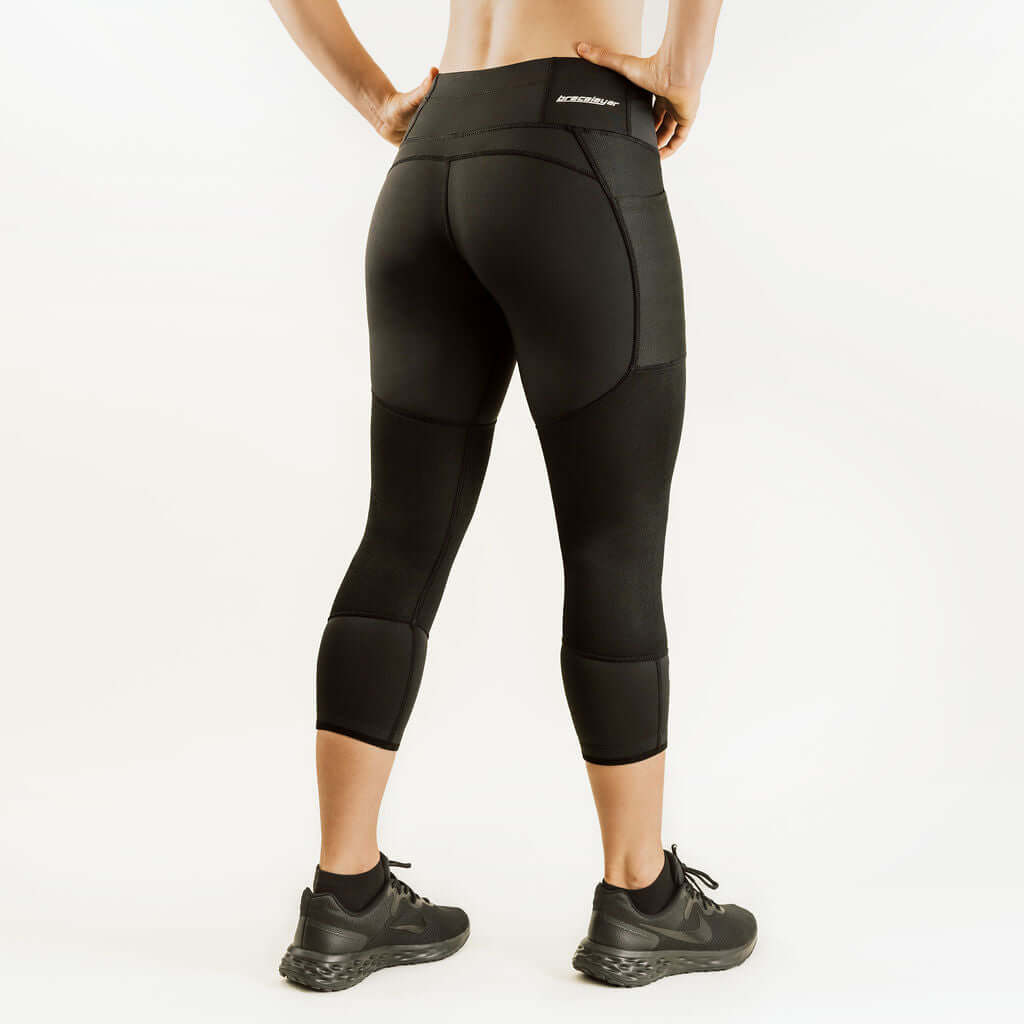 Women's KS1 Alpine Boot Cut | 7/8 Thermal Base Layer w/ Knee Support Alpine, Bootcut, KS1, KS1 Alpine, Pants, Skiing, Snowboarding, Thermal, Winter, Women's Bracelayer® Canada | Knee Compression Gear