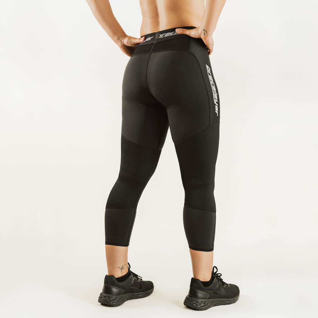 Women's KXV Alpine Boot Cut | 7/8 Thermal Base Layer w/ Knee Support Alpine, frontpage, KXV, Pants, Skiing, Snowboarding, Thermal, Winter, Women's Bracelayer® Canada | Knee Compression Gear