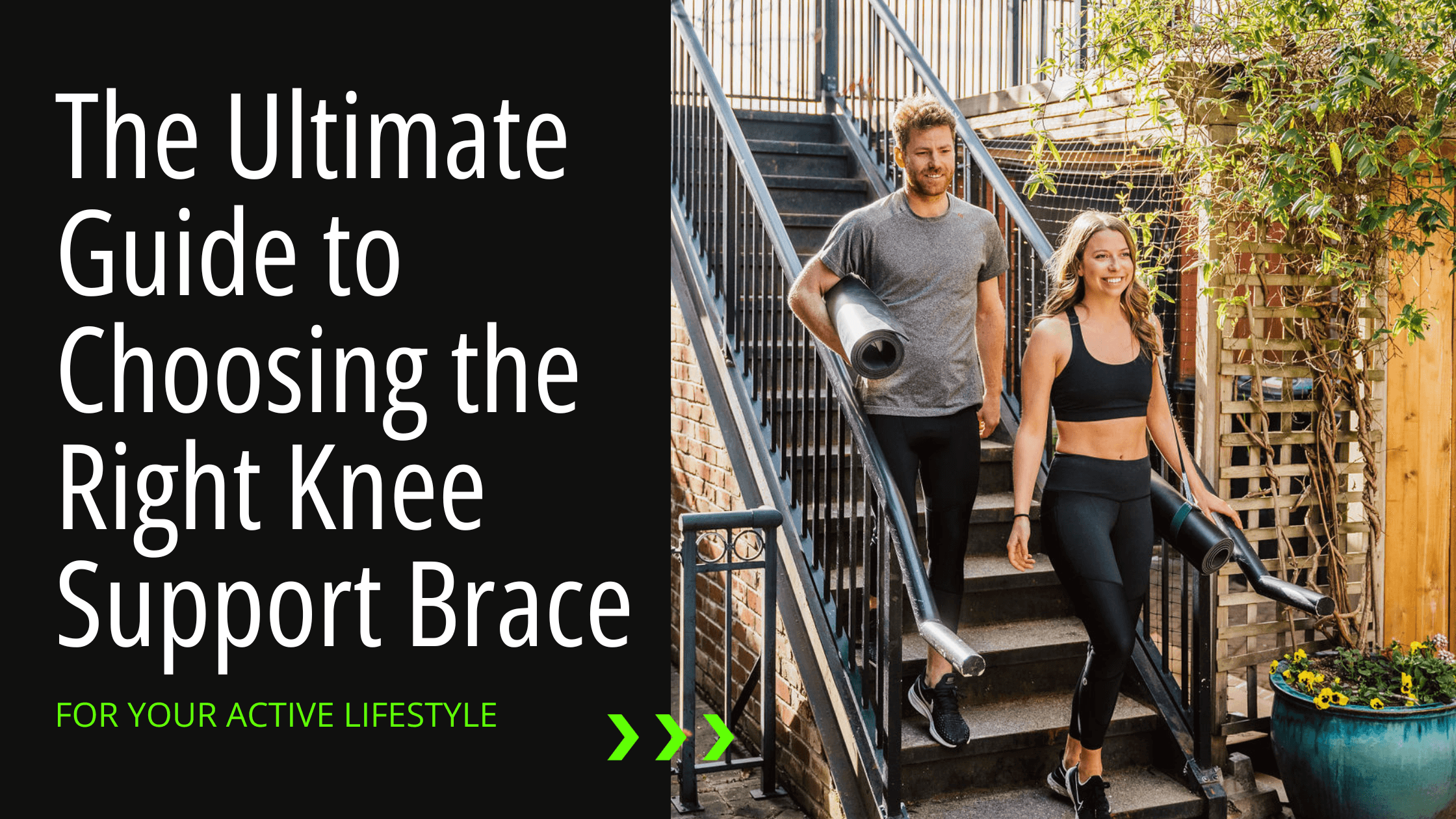 Blog banner for The Ultimate Guide to Choosing the Right Knee Support Brace, Bracelayer Compression Pants, Leggings with Knee Support, Compression Leggings Knee Support, Knee brace, best knee support, knee compression pants, knee brace pants