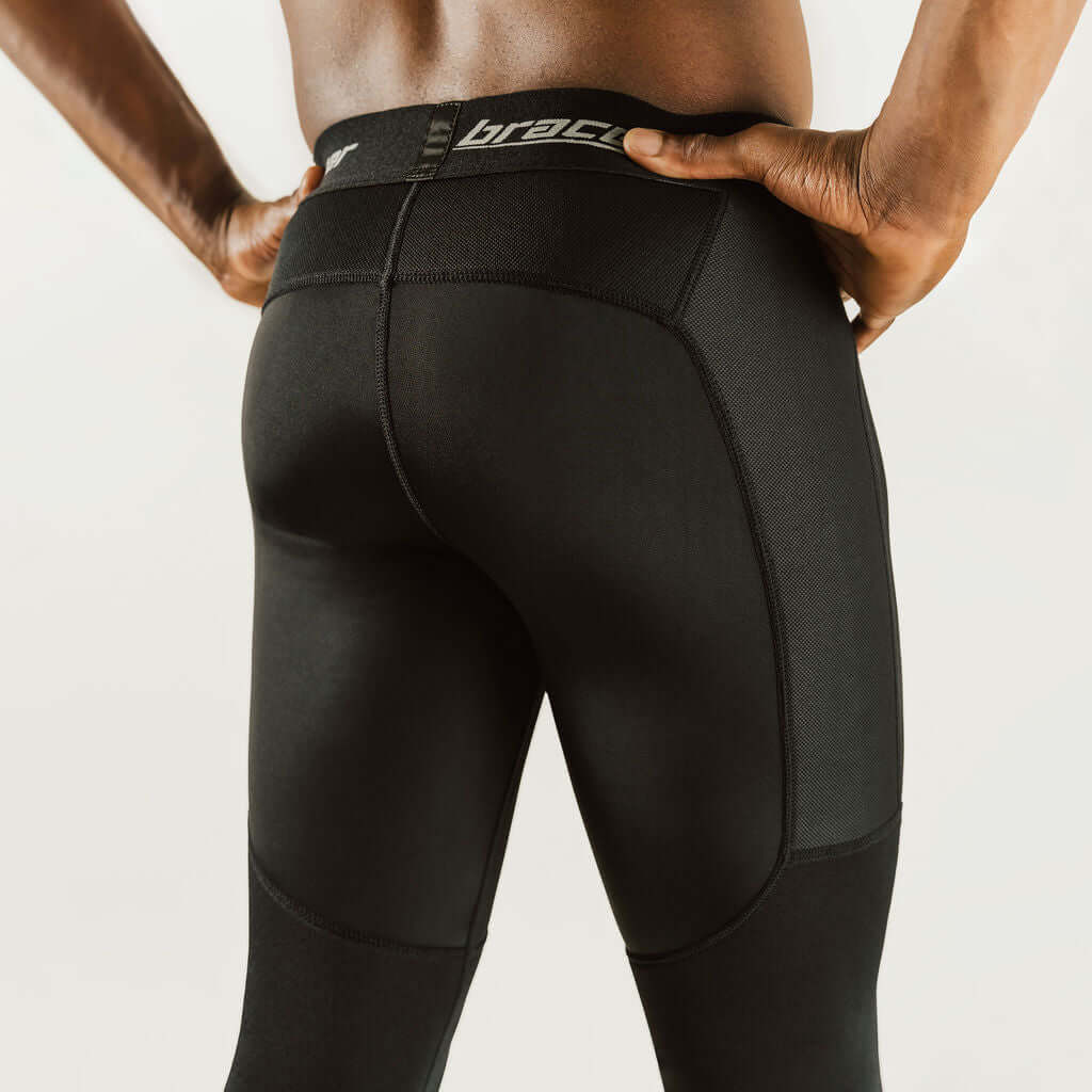 Knee stabilizing clearance compression pants