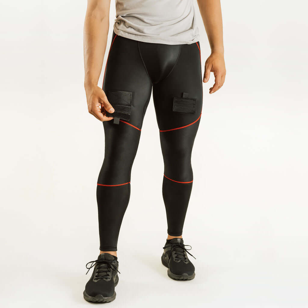 KX2 RedLine Hockey Jock Compression Pants w/ Knee Support