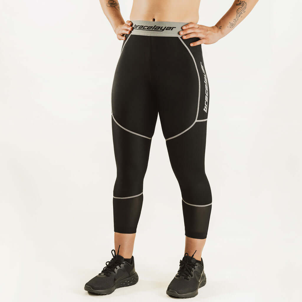 Women's KXV | 3/4 Length Knee Support Compression Pants